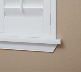 Inside Mounted L Frame Shutter With Sill Piece
